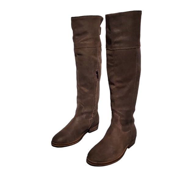 BP Tall Tough Leather Knee-High Riding Boots Women's Size 8 - Picture 4 of 10